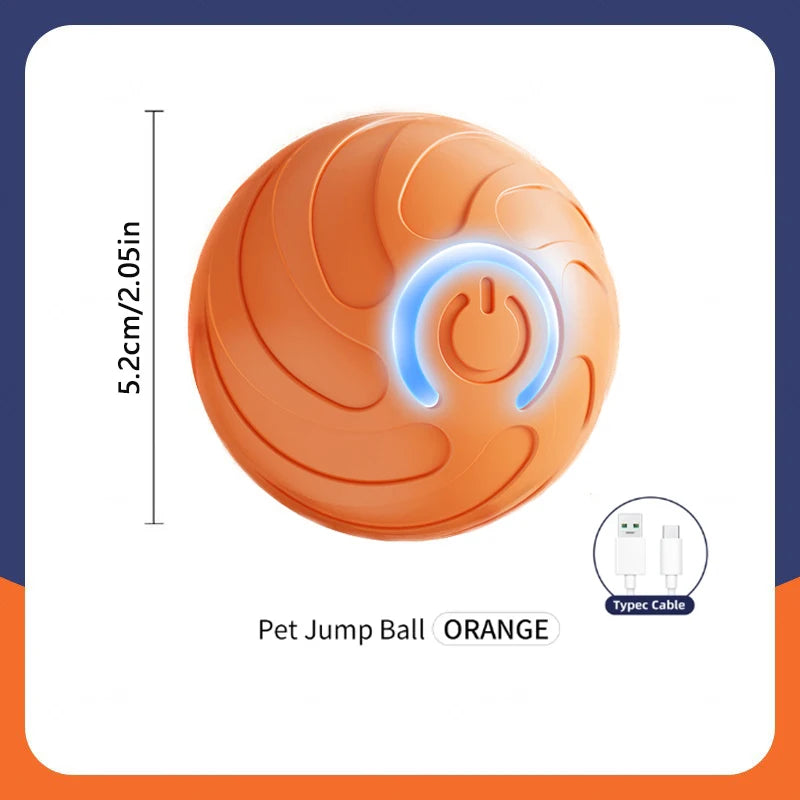 Automatic Moving Dog Ball Toy – Smart Rechargeable Interactive Pet Ball for Endless Play