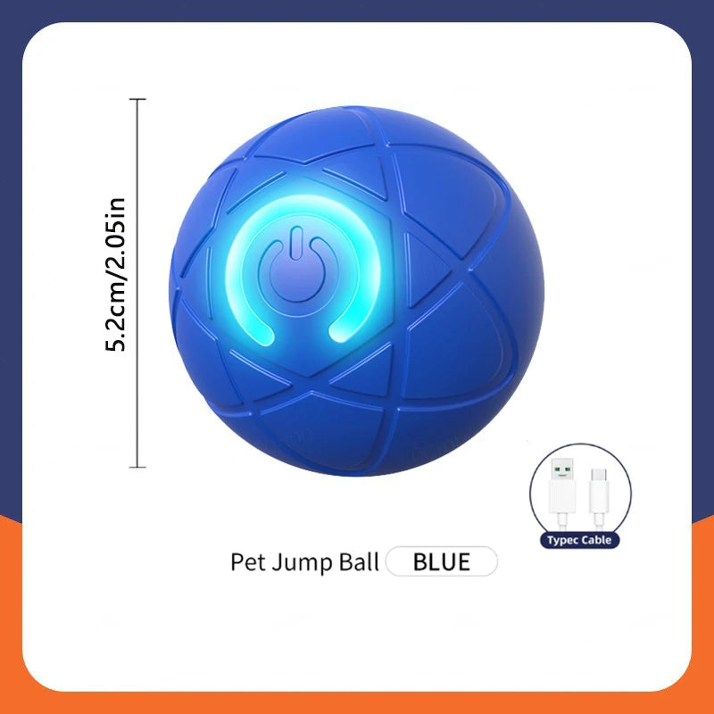 Automatic Moving Dog Ball Toy – Smart Rechargeable Interactive Pet Ball for Endless Play
