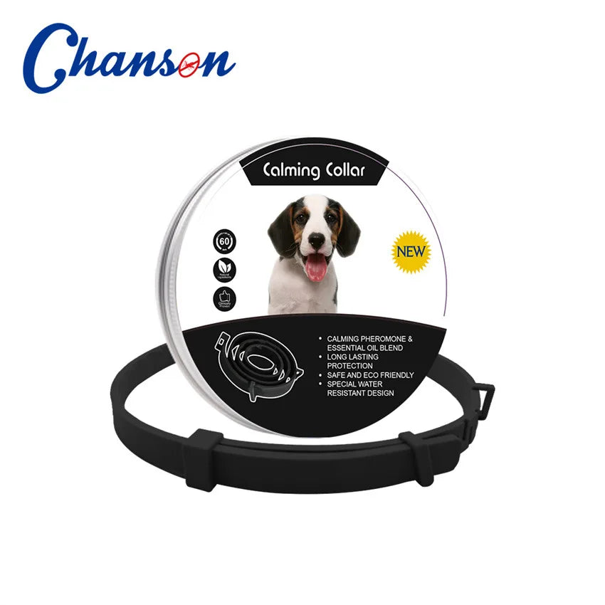 Dog Calming Collar – Natural Pheromone Anxiety Relief for Stress, Barking & Separation