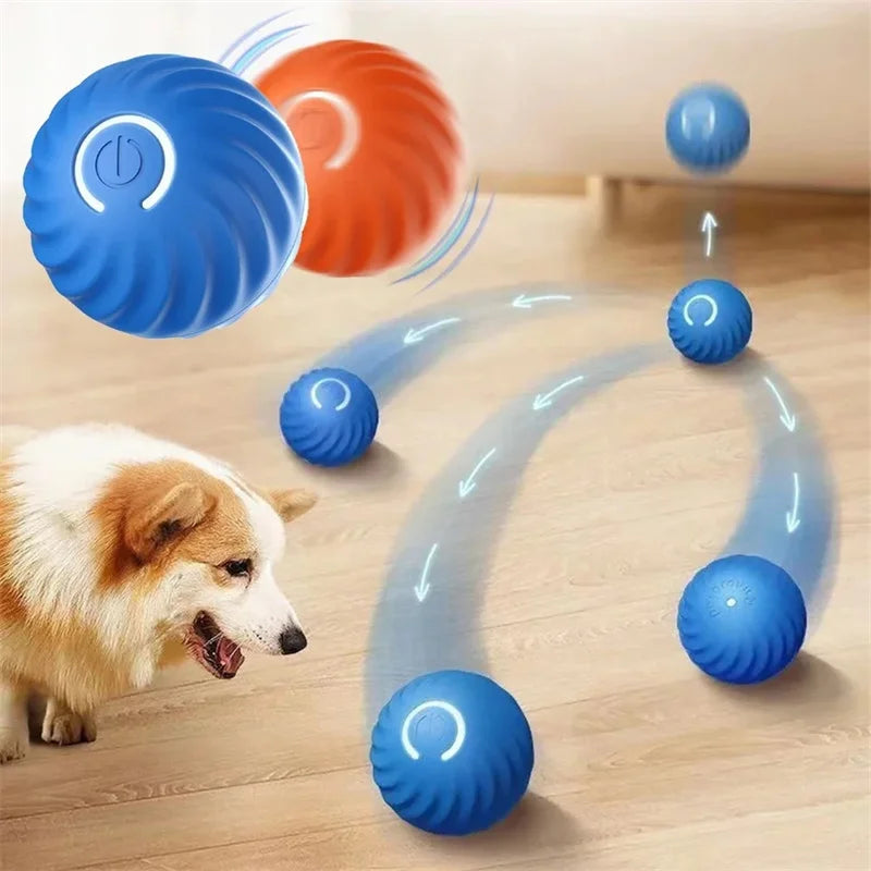 Automatic Moving Dog Ball Toy – Smart Rechargeable Interactive Pet Ball for Endless Play