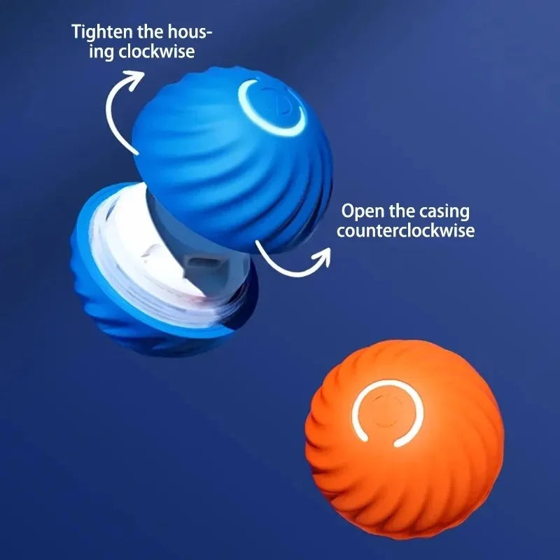 Automatic Moving Dog Ball Toy – Smart Rechargeable Interactive Pet Ball for Endless Play