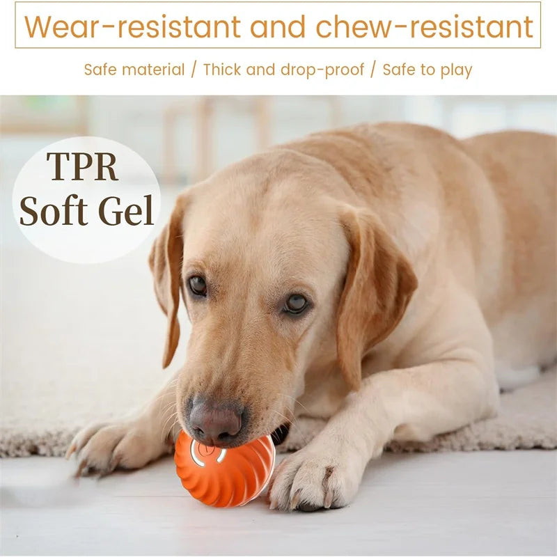 Automatic Moving Dog Ball Toy – Smart Rechargeable Interactive Pet Ball for Endless Play
