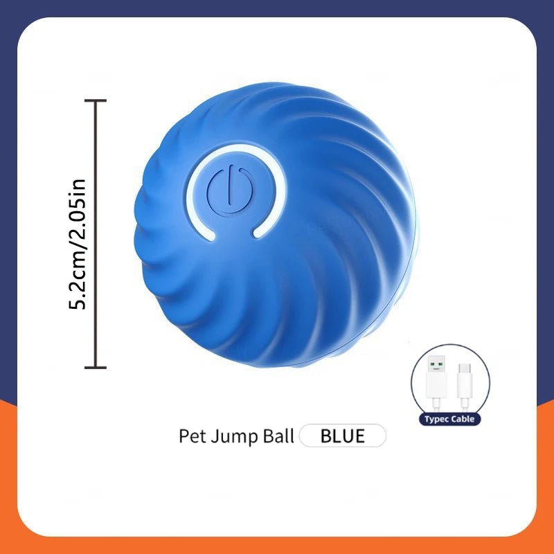 Automatic Moving Dog Ball Toy – Smart Rechargeable Interactive Pet Ball for Endless Play