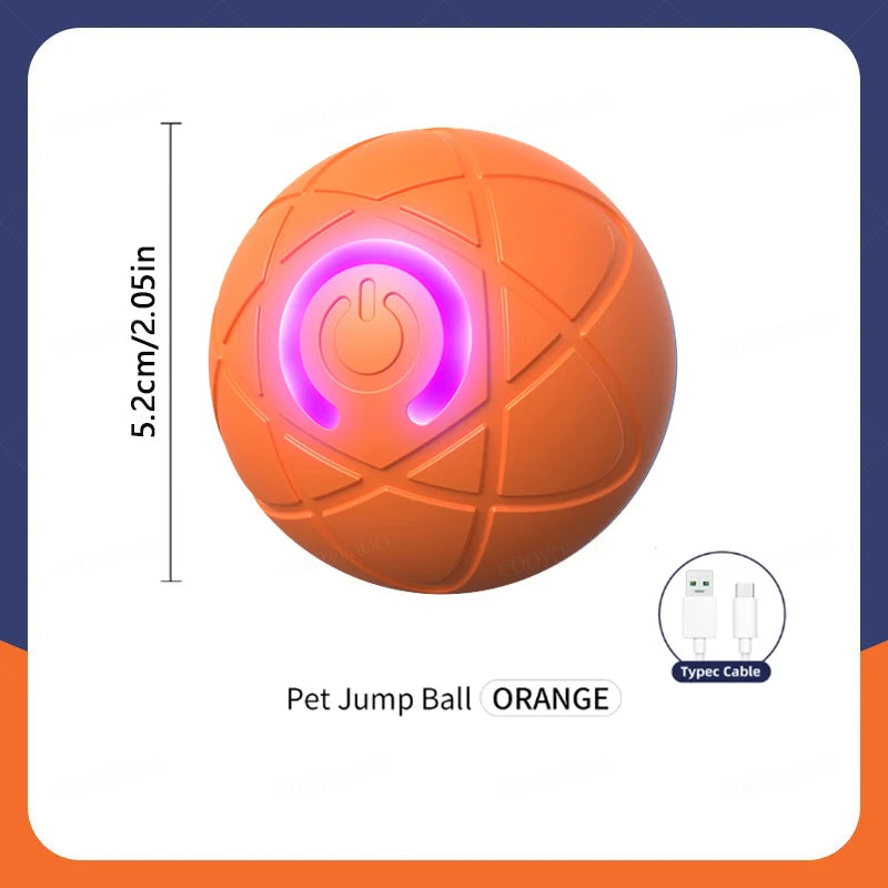 Automatic Moving Dog Ball Toy – Smart Rechargeable Interactive Pet Ball for Endless Play