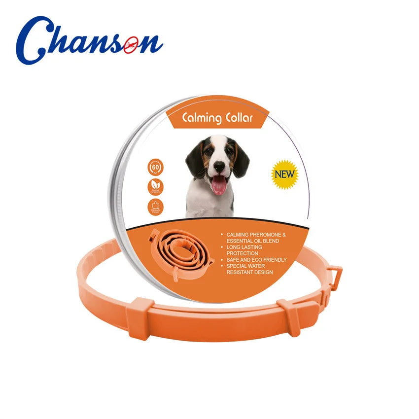 Dog Calming Collar – Natural Pheromone Anxiety Relief for Stress, Barking & Separation