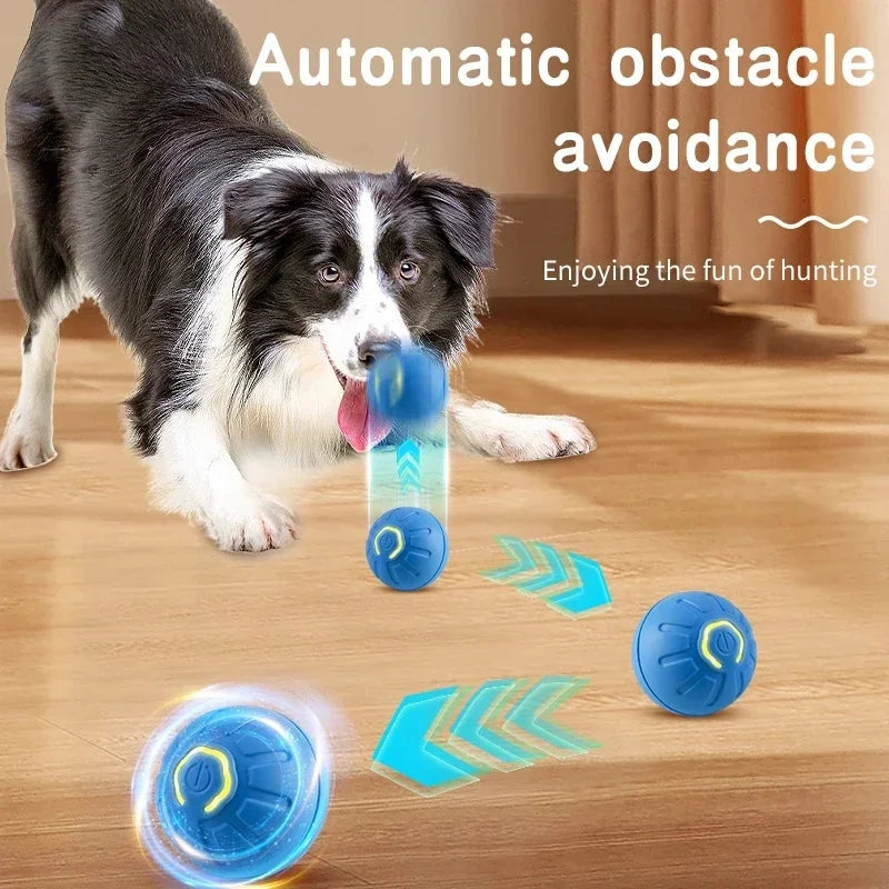 Automatic Moving Dog Ball Toy – Smart Rechargeable Interactive Pet Ball for Endless Play
