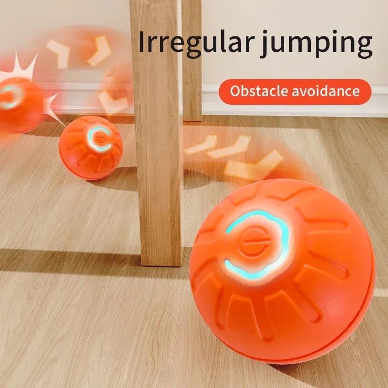Automatic Moving Dog Ball Toy – Smart Rechargeable Interactive Pet Ball for Endless Play