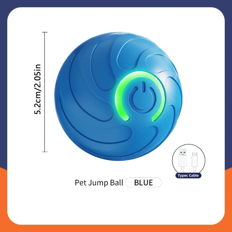 Automatic Moving Dog Ball Toy – Smart Rechargeable Interactive Pet Ball for Endless Play
